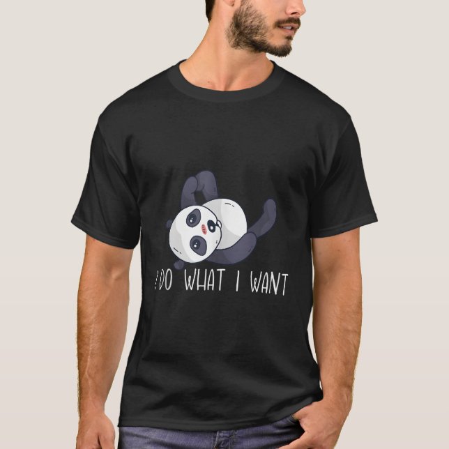 Panda Do W I Like T-Shirt (Front)