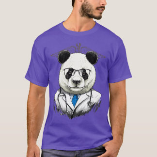 Panda Doctor Vet Veterinarian Animal Lover 1 T-Shirt