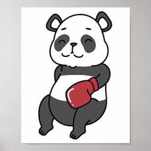 Panda Does Boxing Poster