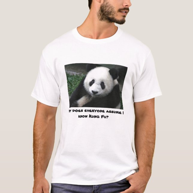 Panda doesn't know Kung Fu T-Shirt (Front)