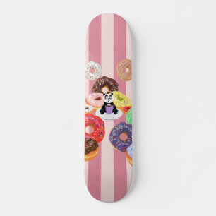 Panda & Doughnuts Skateboard