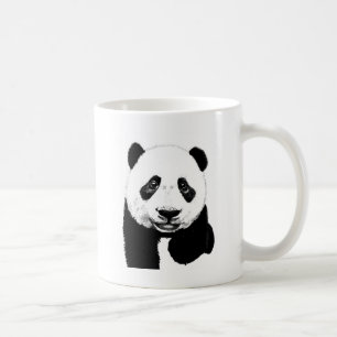Panda drawing coffee mug