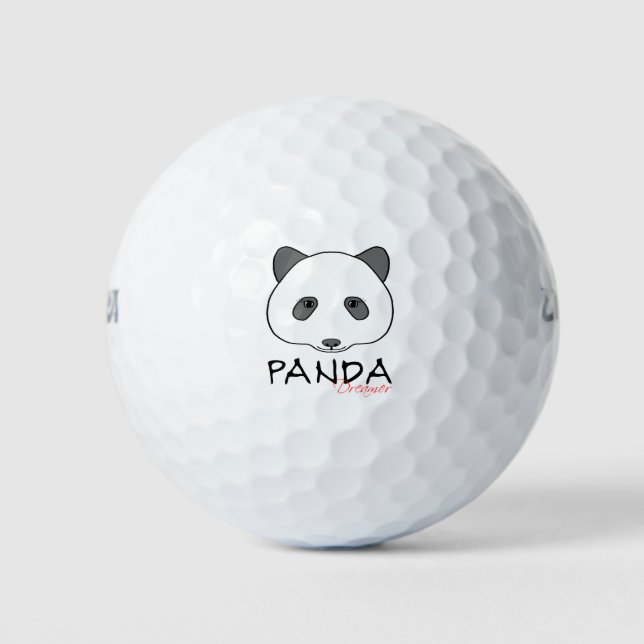 Panda Dreamer Golf Balls (Front)