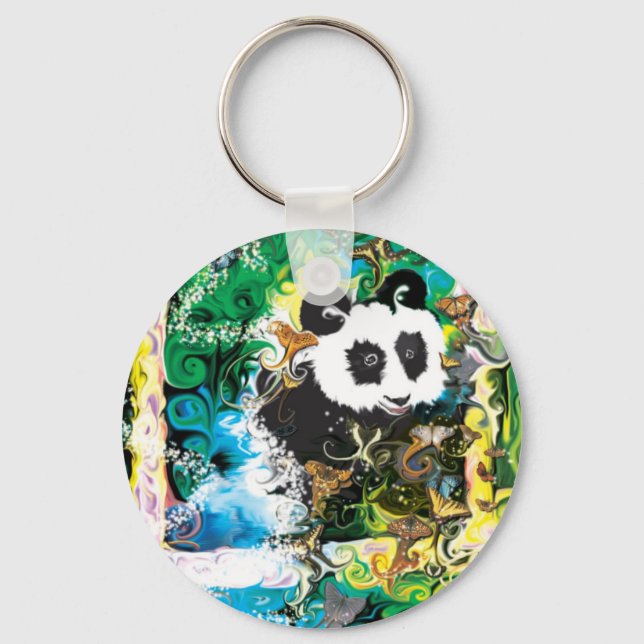 Panda Dreams Key chain (Front)