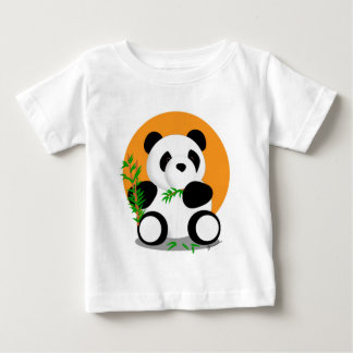 Panda eating bamboo shirt