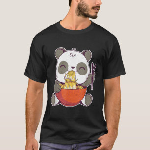 Panda Eating Ra Anime T-Shirt