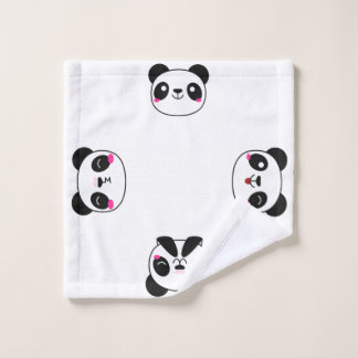 Panda Emoji Bath Towel