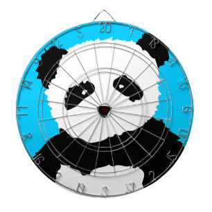 panda face dartboard