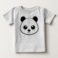 Panda face Drawing