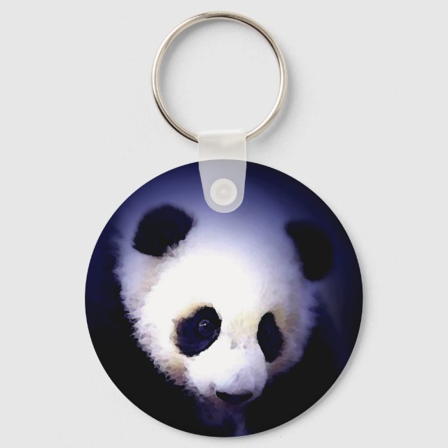 Panda Face Key Ring (Front)