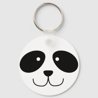 Panda Face Keychain