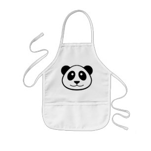 Panda Face Kids Apron