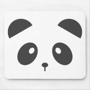 Panda Face Mouse Mat