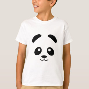 Panda face T-shirt   Cute panda bear face T-shirt