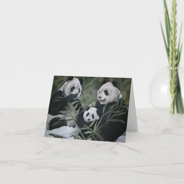 Panda Family Card (Front)