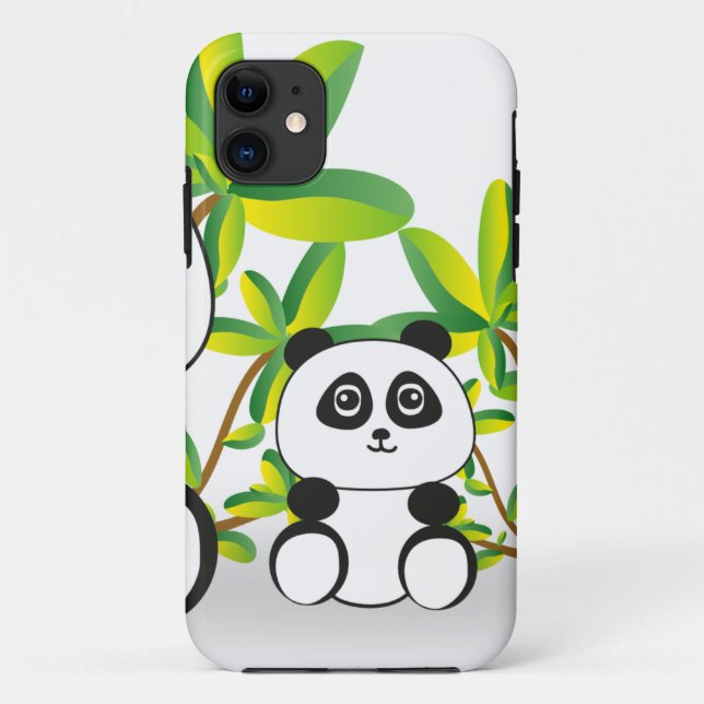Panda Family Case-Mate iPhone Case (Back)