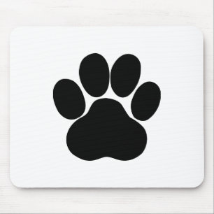 Panda feet design mouse pad