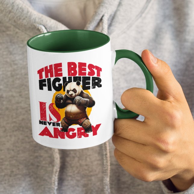 Panda Fighter Quote Mug (Creator Uploaded)