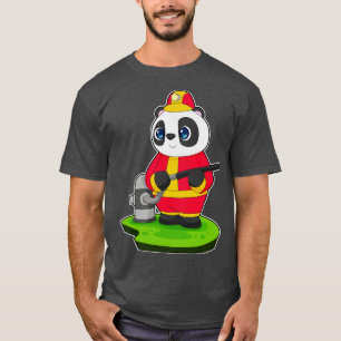 Panda Firefighter Fire hose 1 T-Shirt
