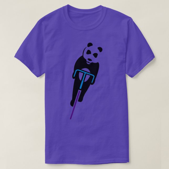 Panda Fixie  T-Shirt (Design Front)