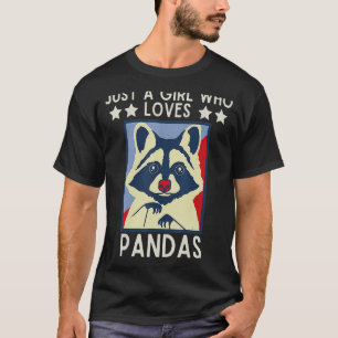 Panda For Girls Women Panda Bear Animal T-Shirt