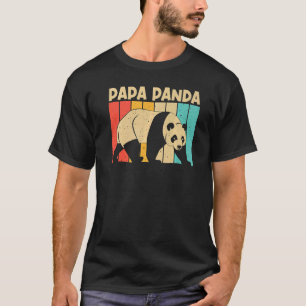 Panda For Men Boys Dad Panda Bear Animal T-Shirt