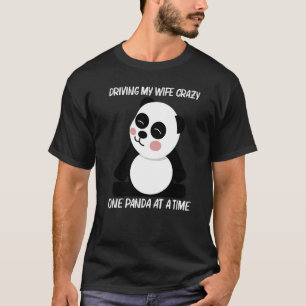 Panda For Men Dad Black White Bear Cub 1 T-Shirt
