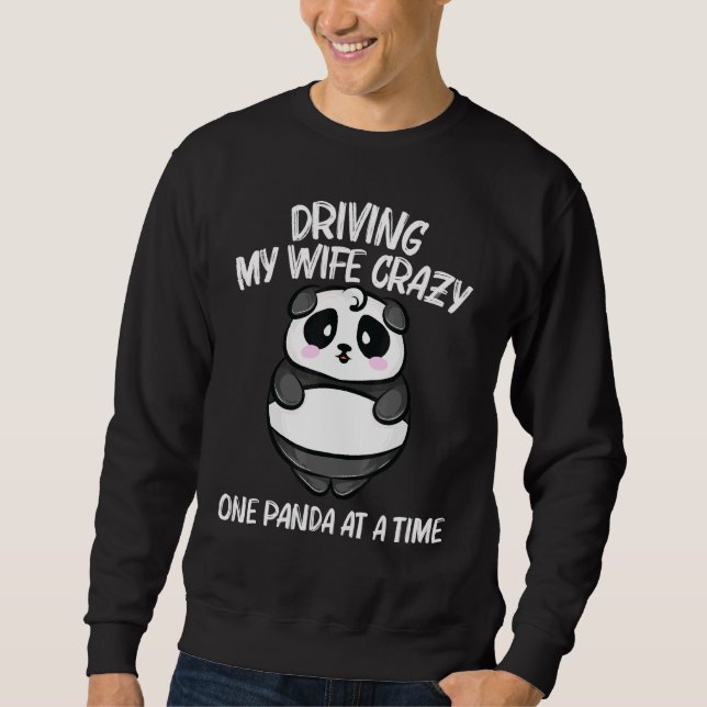 Panda For Men Dad Cute Panda Bear Animal Sweatshirt (Front)