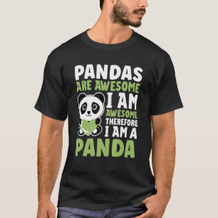 Panda For Men Women Cute Panda Boys Girls T-Shirt