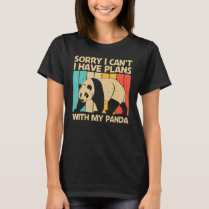 Panda For Men Women Panda Bear Animal 2 T-Shirt
