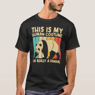 Panda For Men Women Panda Bear Animal T-Shirt