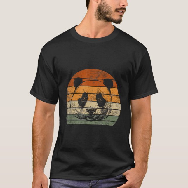 Panda For Panda Bear Print T-Shirt (Front)