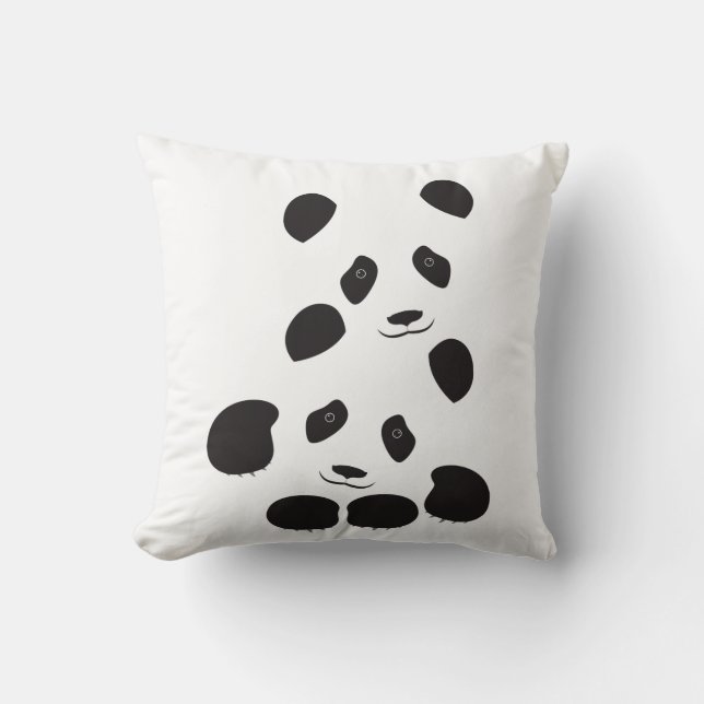 Panda Friendship Cushion (Front)