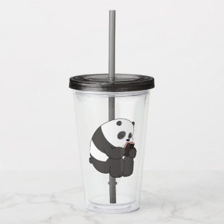 Panda From We Bare Bears Tumbler Design
