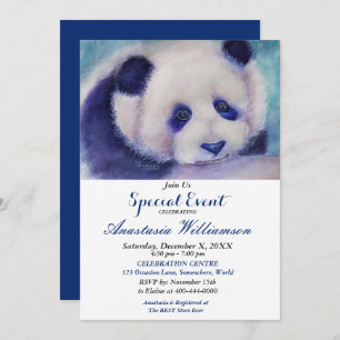 PANDA FUN PARTY EVENT INVITE