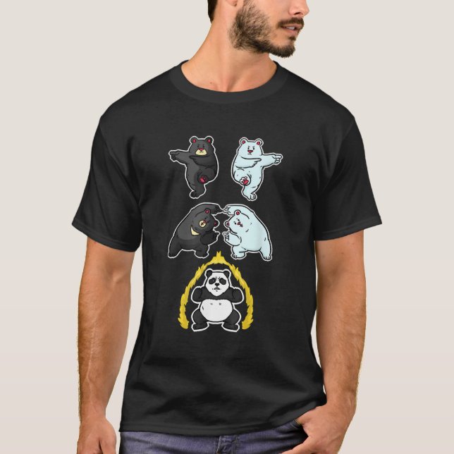 Panda Fusion Panda Bear T-Shirt (Front)