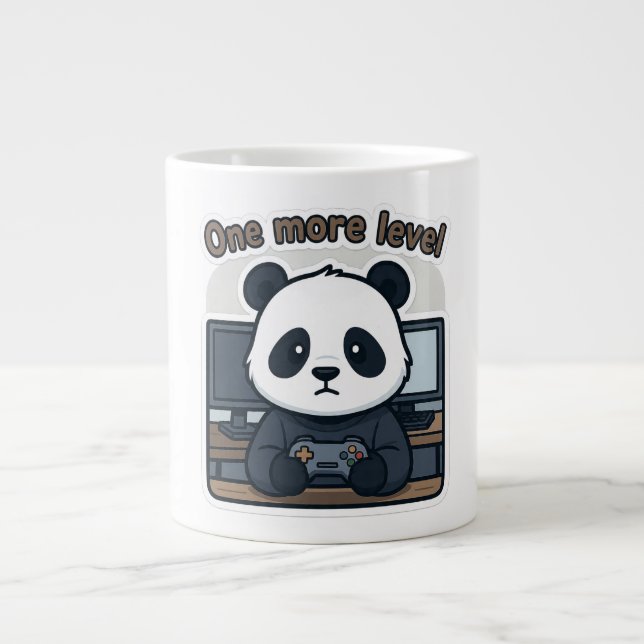 Panda Gamer Meme Cartoon Mug (Front)