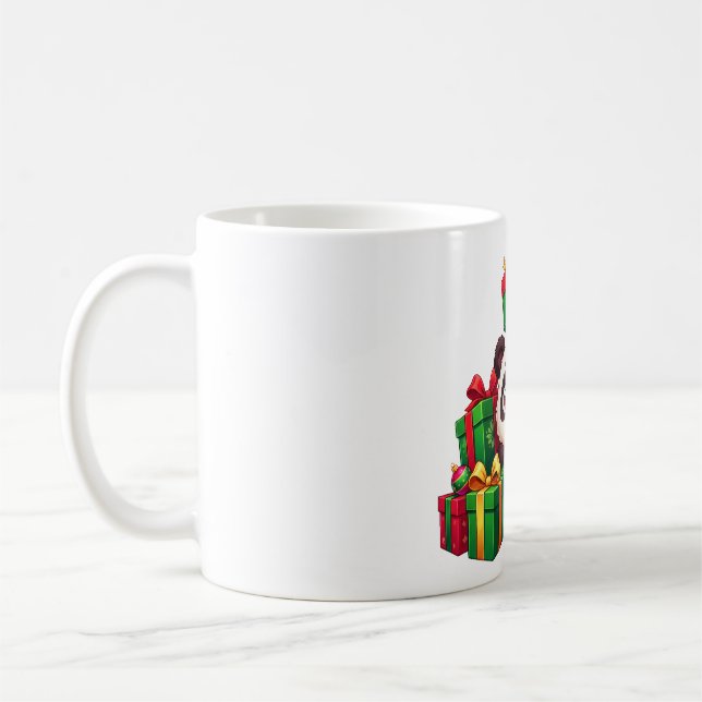 Panda Gift Stack Cheer Coffee Mug (Left)