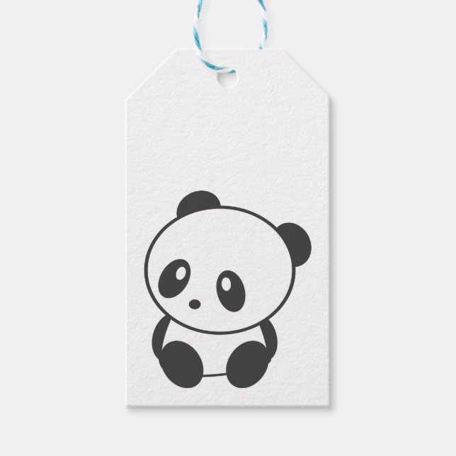 Panda Gift Tags (Front)