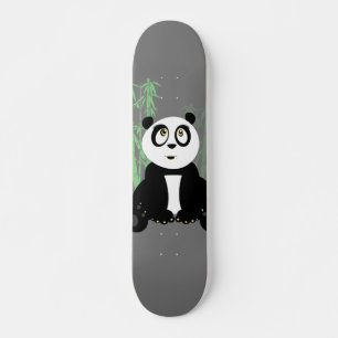Panda Girl - Green Skateboard