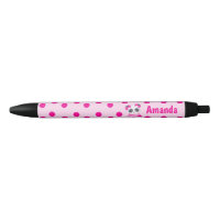 Panda Girl Pink Pen