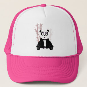 Panda Girl - Pink Trucker Hat