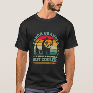 Panda Grandpa Like A Regular Grandpa Father'S Day T-Shirt