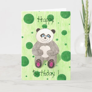Panda Happy Birthday ! Card