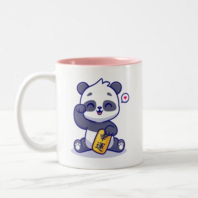panda happy mug (Left)