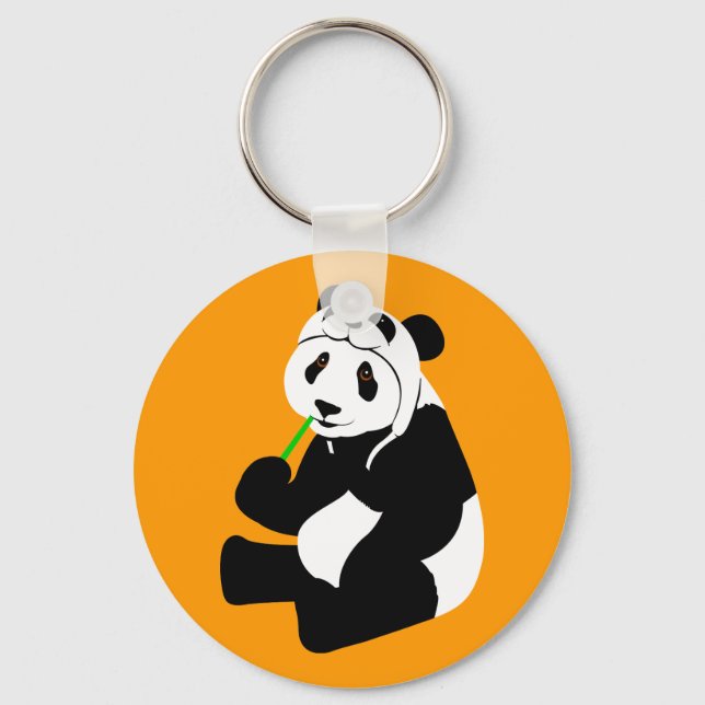 Panda Hat Key Ring (Front)