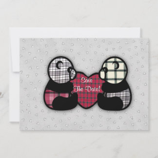 Panda Heart Save The Date