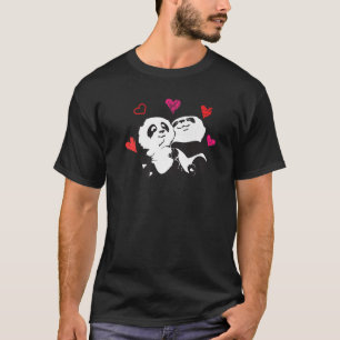 Panda Heart Zoo Animal Bear Animal 1 T-Shirt