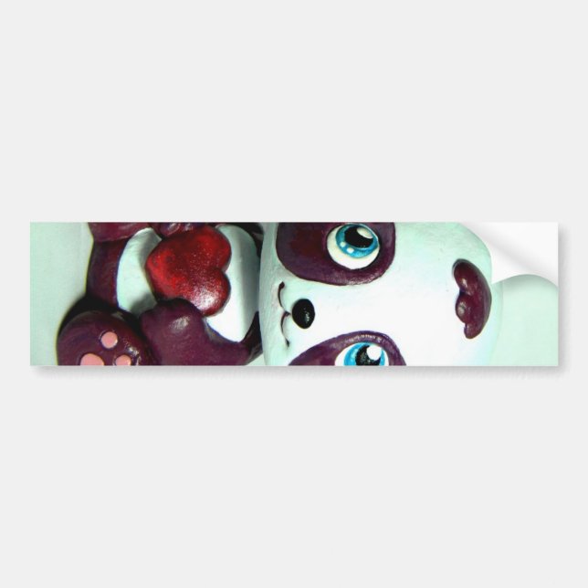 Panda Hug II Bumper Sticker (Front)