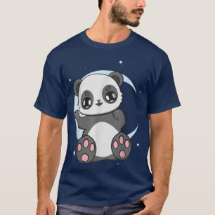Panda I m Just Here For The Snacks Japan Kanji Bea T-Shirt